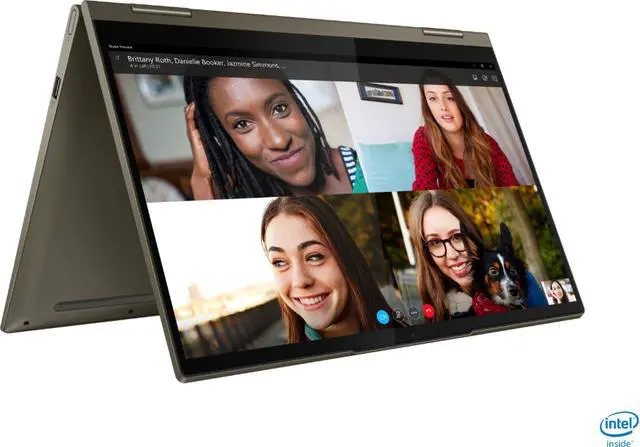 Alt view image 5 of 20 - Lenovo - Yoga 7i 2-in-1 14" Touch Screen Laptop - Intel Evo Platform Core i5 - 12GB Memory - 512GB Solid State Drive - Dark Moss Tablet Notebook 82BH00DQUS