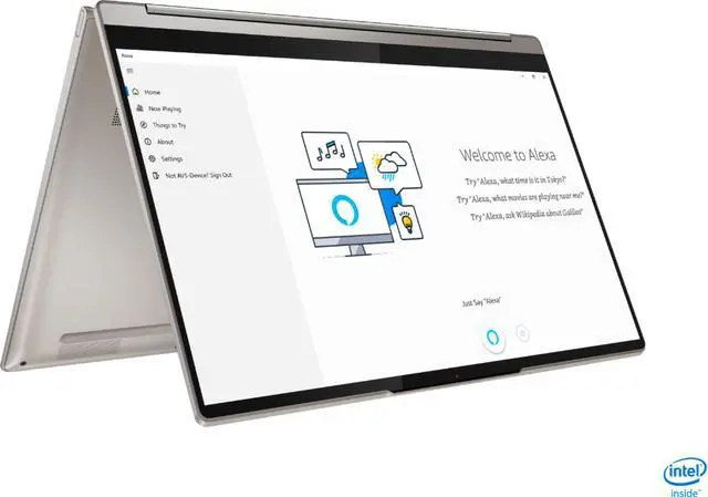 Alt view image 5 of 13 - Lenovo - Yoga 9i 14 2-in-1 14" Touch-Screen Laptop - Intel Evo Platform Core i7 - 16GB Memory - 512GB SSD - Mica 82BG0090US Tablet Notebook