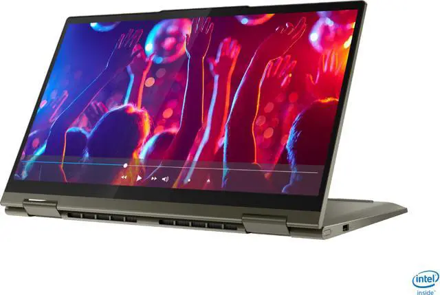 Alt view image 4 of 20 - Lenovo - Yoga 7i 2-in-1 14" Touch Screen Laptop - Intel Evo Platform Core i5 - 12GB Memory - 512GB Solid State Drive - Dark Moss Tablet Notebook 82BH00DQUS