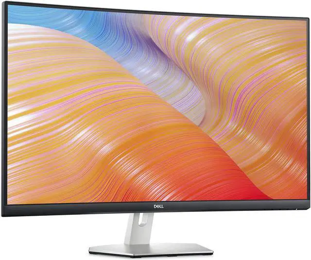Alt view image 2 of 20 - Dell S3222HN 32-inch FHD 1920 x 1080 at 75Hz Curved Monitor, 1800R Curvature, 8ms Grey-to-Grey Response Time (Normal Mode), 16.7 Million Colors, Black (Latest Model)