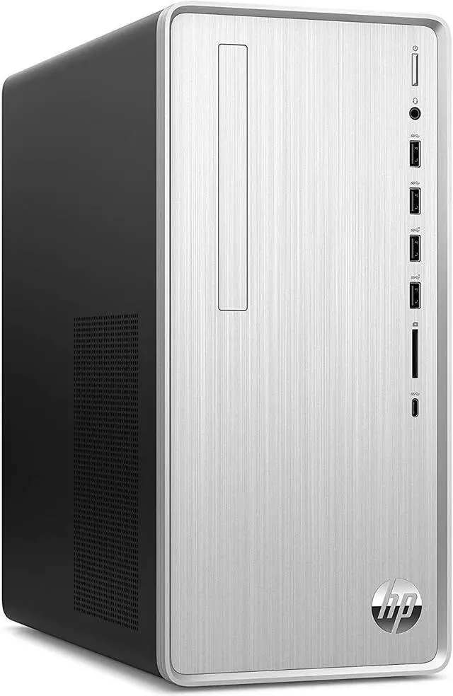 Alt view image 2 of 2 - HP Pavilion Desktop Computer, AMD Ryzen 3 5300G Processor, AMD Radeon Graphics, 4 GB RAM, 256 GB SSD, Windows 11 Home (TP01-2032, Natural Silver)
PC