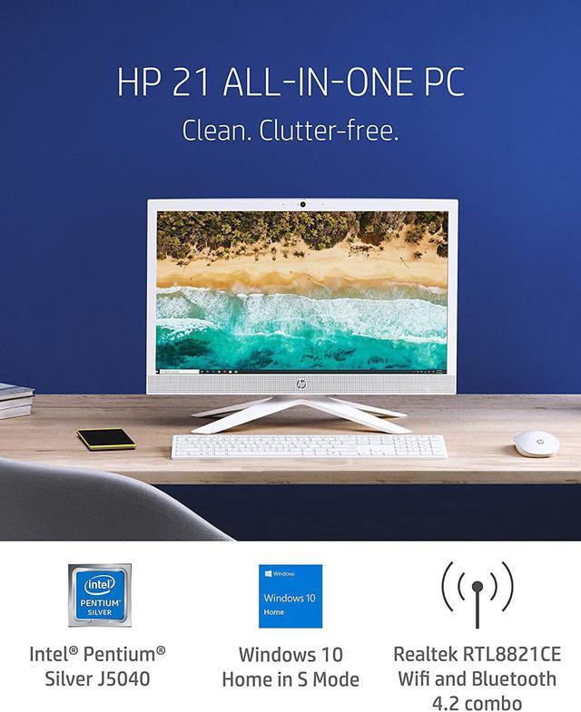 Used - Like New: HP 21 All-in-One PC, Intel Pentium Silver J5040