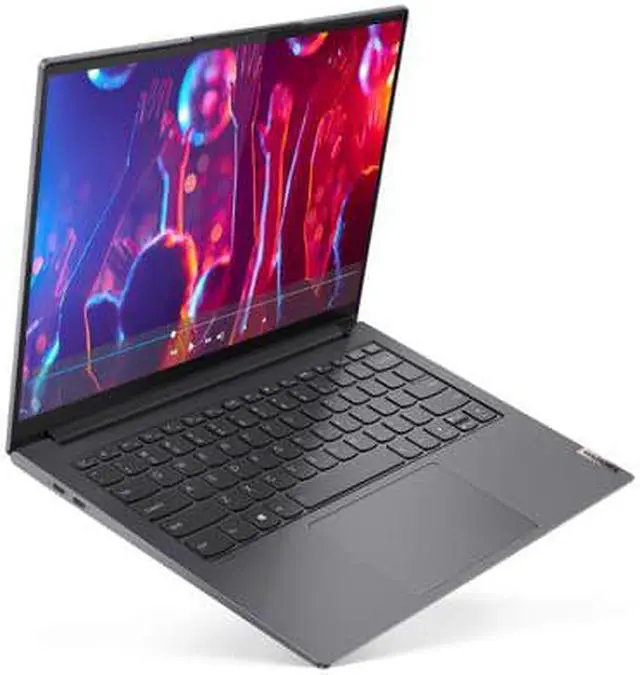 Alt view image 6 of 7 - Lenovo Ideapad Slim 7i Pro, 14.0", Intel Core i7-11370H, 16GB, 256GB NVMe TLC SSD, Intel Iris Xe Graphics, Slate Grey, Windows 11 Home, 82QT000RUS Laptop Notebook