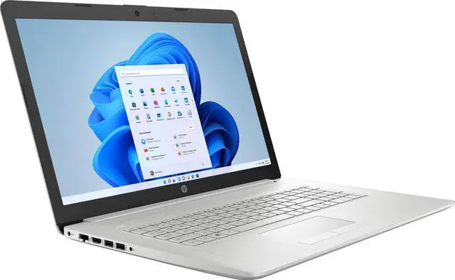 Alt view image 3 of 8 - HP 17.3" FHD Business Customized Laptop | 11TH Gen Intel i3-1115G4 | 8GB DDR4 RAM 256GB  SSD Wi-Fi | Bluetooth 5 | Windows 11 | SILVER/XTREDURA FLASH DRIVE