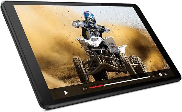 Alt view image 2 of 5 - Lenovo Tab M8 2nd Gen Android Tablet, 8" HD IPS Display, Quad-Core Processor, 2GHz, 16GB Storage, Full Metal Cover, Long Battery Life, Android 9 Pie, ZA5G0119US, Iron Grey