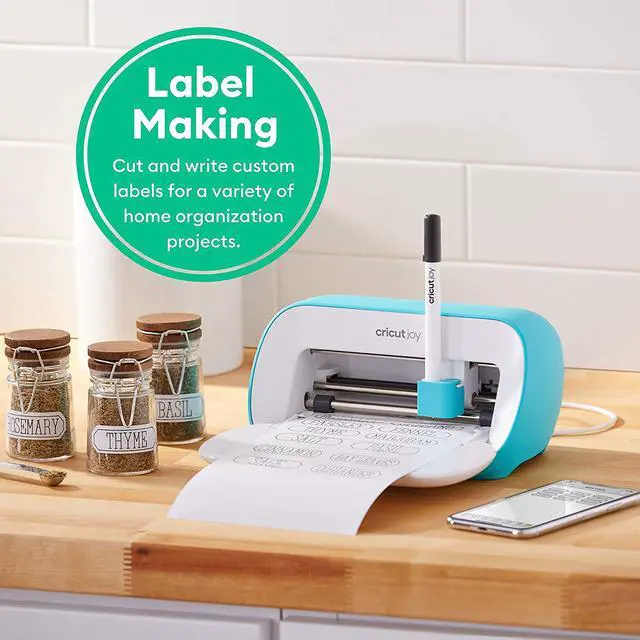 Alt view image 7 of 13 - Cricut Joy Compact Cutting Machine Teal/White 2007813