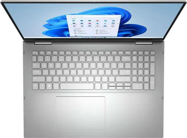 Alt view image 4 of 4 - Dell - Inspiron 7000 2-in-1 17" QHD+ Touch-Screen Laptop - Intel Core i7 - 8GB Memory - 256GB SSD - Silver Notebook Tablet i7706-7821SLV-PUS
