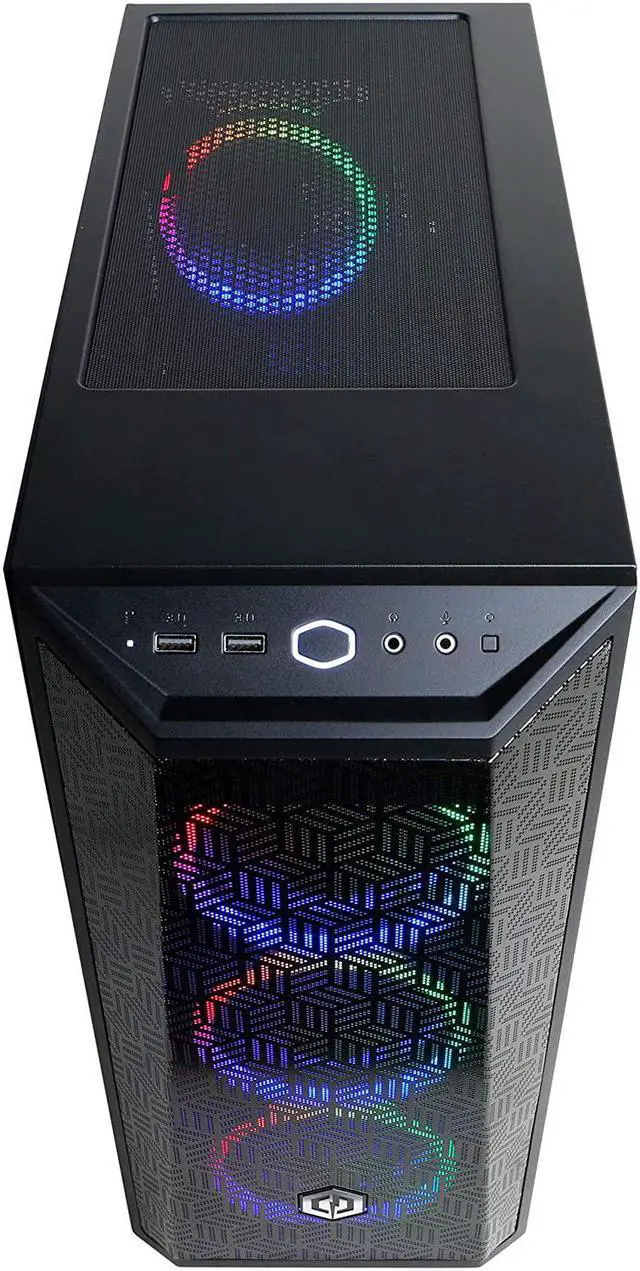 Alt view image 4 of 7 - CYBERPOWERPC Gamer Xtreme VR Gaming PC, Intel Core i5-11400F 2.6GHz, 8GB DDR4, GeForce RTX 2060 6GB, 500GB NVMe SSD, WiFi Ready & Win 11 Home (GXiVR8060A11) Desktop Computer