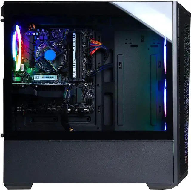 Alt view image 5 of 7 - CYBERPOWERPC Gamer Xtreme VR Gaming PC, Intel Core i5-11400F 2.6GHz, 8GB DDR4, GeForce RTX 2060 6GB, 500GB NVMe SSD, WiFi Ready & Win 11 Home (GXiVR8060A11) Desktop Computer