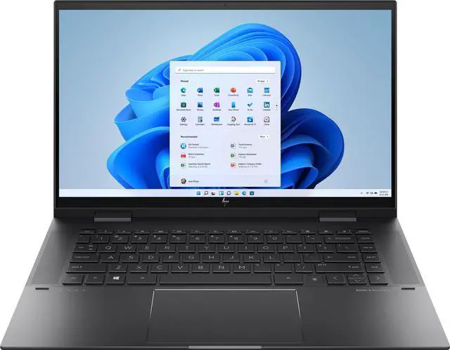 Main image of HP - ENVY 2-in-1 15.6" Touch-Screen Laptop - AMD Ryzen 7 - 8GB Memory - 512GB SSD - Nightfall Black Tablet 15m-eu0043dx