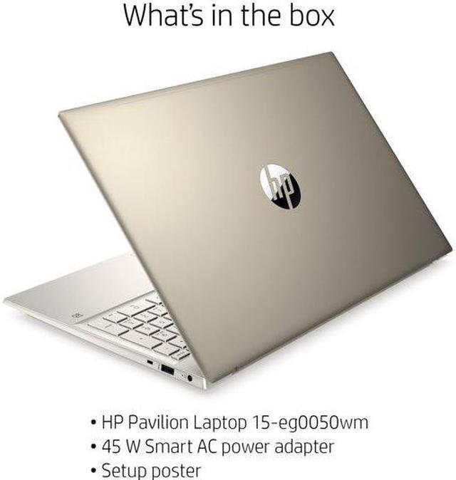 Alt view image 5 of 6 - HP Pavilion 15.6" FHD Touch, Intel Core i5-1135G7, 8GB RAM, 512GB SSD, Lunar Gold, Windows 10, 15-eg0050wm