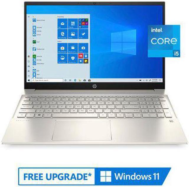 Alt view image 6 of 6 - HP Pavilion 15.6" FHD Touch, Intel Core i5-1135G7, 8GB RAM, 512GB SSD, Lunar Gold, Windows 10, 15-eg0050wm