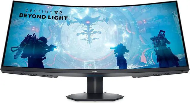 Alt view image 5 of 6 - Dell Curved Gaming Monitor 34 Inch Curved Monitor with 144Hz Refresh Rate, WQHD (3440 x 1440) Display, Black - S3422DWG