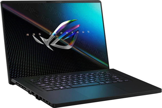 Alt view image 2 of 6 - ASUS - ROG Zephyrus 16" WQXGA 165Hz Gaming Laptop - Intel Core i9 - 16GB DDR5 Memory - NVIDIA RTX 3070 Ti - 1TB PCIe 4.0 SSD - Off Black GU603ZW-M16.I93070T Notebook PC Computer