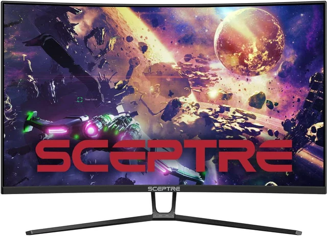 Alt view image 4 of 5 - Sceptre Curved 27" 240Hz Gaming Monitor 1920 x 1080p 1ms AMD FreeSync Premium, R1500 99% sRGB Build-in Speakers Machine Black 2022 (C275B-FWN240)