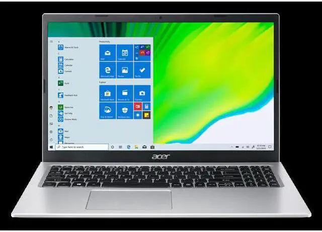 Alt view image 2 of 4 - Acer Aspire 1, 15.6" Full HD Display, Intel Celeron N4500, 4GB DDR4, 128GB eMMC, Pure Silver, Windows 11 Home (S mode), A115-32-C28P