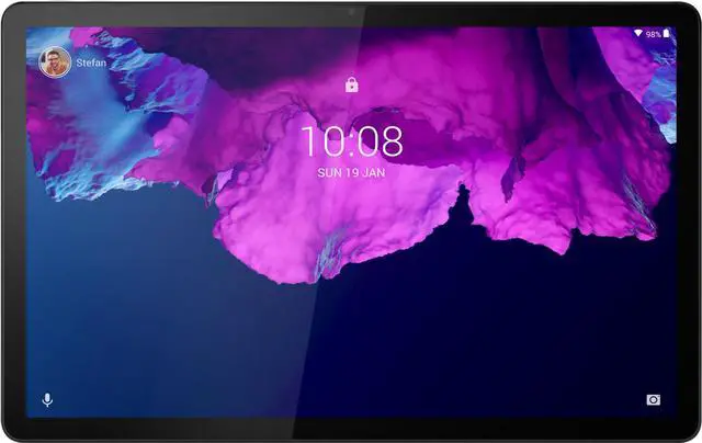 Main image of Lenovo - Tab P11 - 11" - Tablet - 128GB - Platinum Grey ZA7R0150US