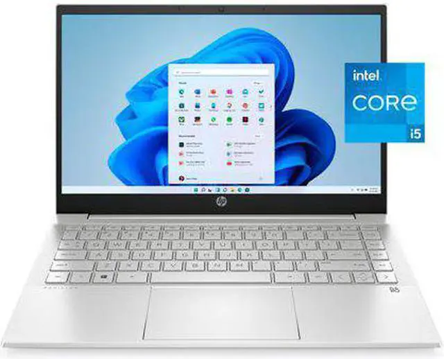 Main image of HP Pavilion 14" FHD IPS, Core i5-1135G7, 8GB RAM, 256GB SSD, Silver, Windows 10 Home, 14-dv0010wm Laptop Notebook