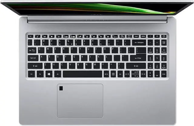 Alt view image 2 of 4 - Acer Aspire 5 A515-45-R8AH Slim Laptop | 15.6" Full HD IPS | AMD Ryzen 3 5300U Quad-Core Mobile Processor | 4GB DDR4 | 128GB NVMe SSD | WiFi 6 | FP Reader | Backlit KB | Windows 11 Home in S Mode