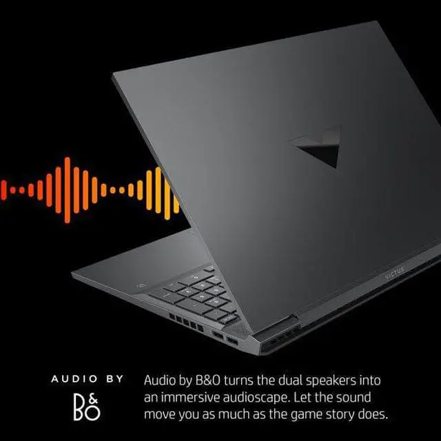 Alt view image 3 of 3 - HP Victus 16.1" FHD, AMD Radeon RX 5500M (4GB GDDR6 dedicated), 8GB RAM, 256GB SSD, Mica Silver, Windows 10 Home, 16-e0011wm Laptop Notebook