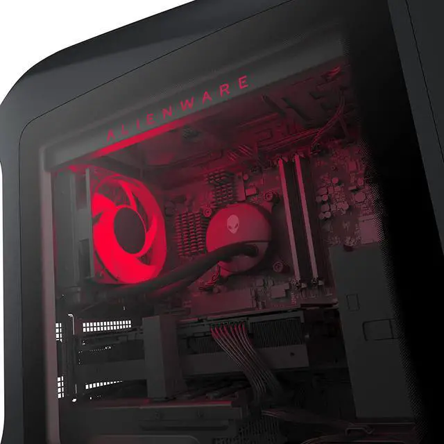 Alt view image 3 of 5 - Alienware Aurora R14 Gaming Desktop - AMD Ryzen 9 5900, 32GB 3466MHz RAM, 1TB SSD + 2TB HDD, NVIDIA GeForce RTX 3080 10GB GDDR6X Graphics, Liquid Cooled, Windows 11 Home - Dark Side of The Moon