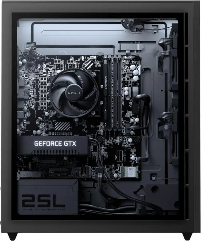 Alt view image 4 of 5 - HP OMEN - 25L Gaming Desktop - 10th Generation Intel Core i5-10400 - 8GB Memory - NVIDIA GeForce GTX 1660 SUPER - 512GB SSD - Shadow Black PC Computer GT12-0124