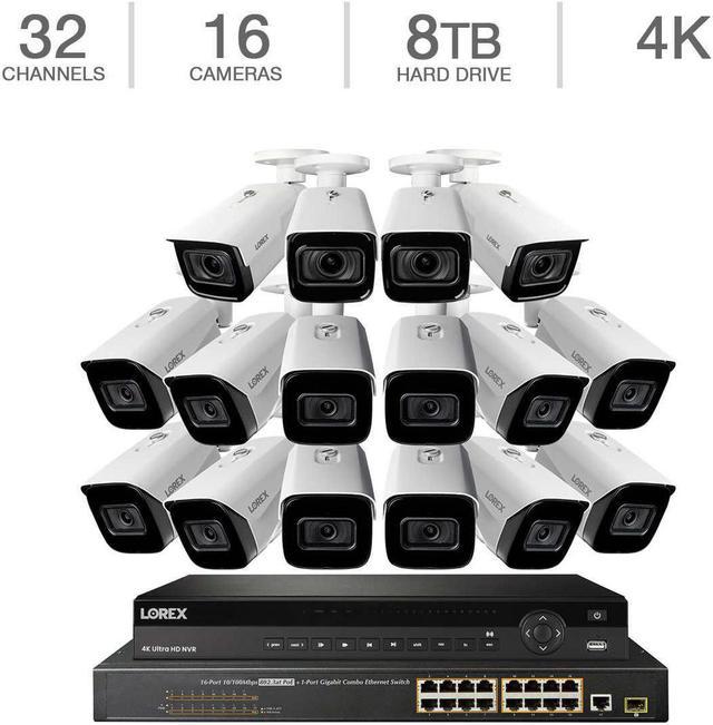 Lorex 8 channel 4k ultra hot sale hd nvr security camera system