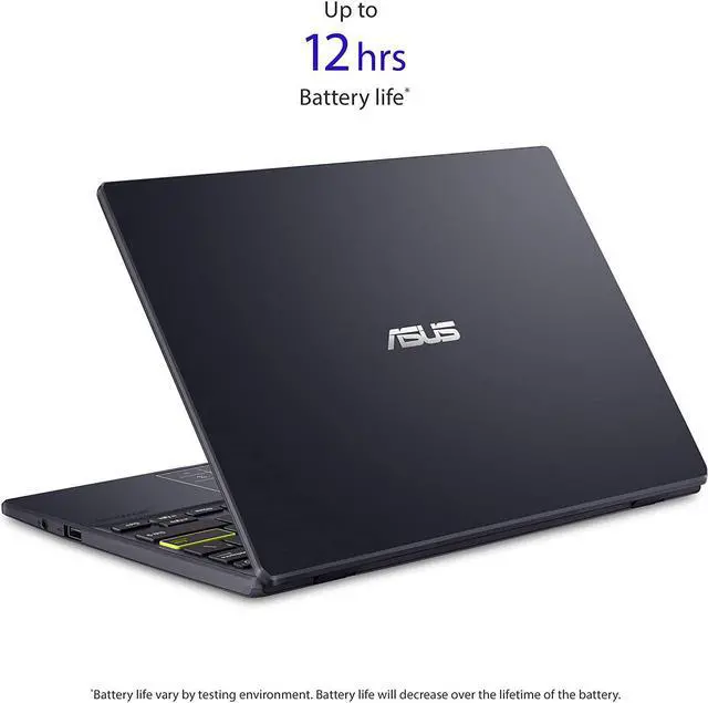 Alt view image 7 of 7 - ASUS Laptop L210 11.6 Ultra Thin, Intel Celeron N4020 Processor, 4GB RAM, 64GB eMMC Storage, Windows 10 Home in S Mode with One Year of Office 365 Personal, L210MA-DB02,Star Black