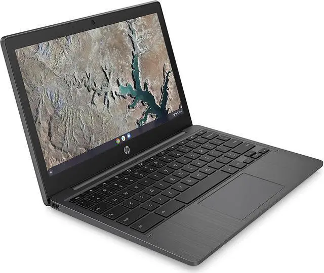 Alt view image 4 of 14 - HP Chromebook 11a Laptop, MediaTek MT8183, 4 GB RAM, 32 GB eMMC, 11.6 HD Anti-Glare Display, Chrome OS, Long Battery Life, USB-C Port, Custom-Tuned Speakers, Lightweight Design (11a-na0027nr, 2022)