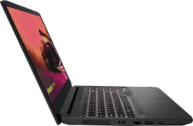 Alt view image 4 of 10 - Lenovo - IdeaPad Gaming 3 15.6" FHD 120Hz Laptop - AMD Ryzen 5 5600H - NVIDIA GeForce GTX 1650 - 8GB Memory - 256GB SSD - Shadow Black 82K201QMUS Notebook