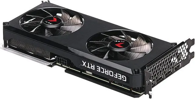 Alt view image 6 of 6 - PNY GeForce RTX 3060 Ti 8GB XLR8 Gaming Revel Epic-X RGB Dual Fan Graphics Card LHR VCG3060T8LDFXPPB