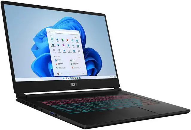 Alt view image 2 of 7 - MSI Stealth 15M Laptop - 12th Gen Intel Core i7-1260P - GeForce RTX 3060 - 144Hz 1080p - Windows 11 Professional B12UE-042 Notebook 32GB Memory 1TB SSD