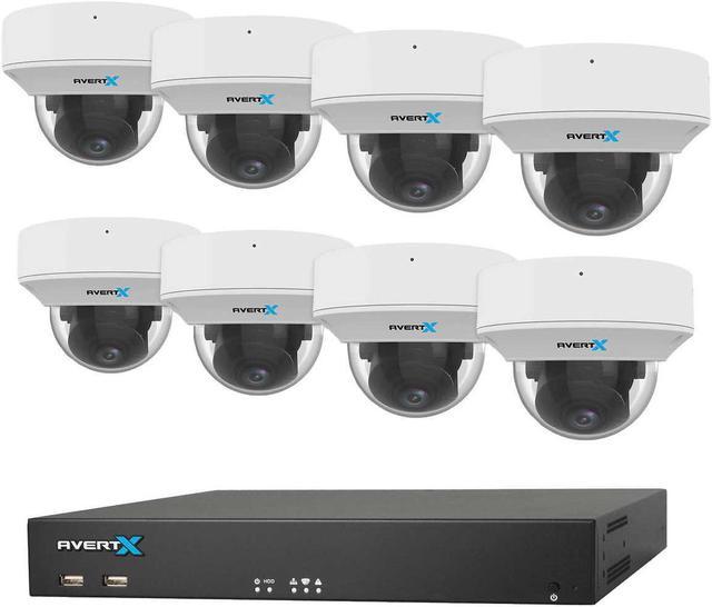 AvertX 16 Channel 4K NVR Security Camera System With 8TB HDD And 4K   A8X5S2206020XK3FZ05 