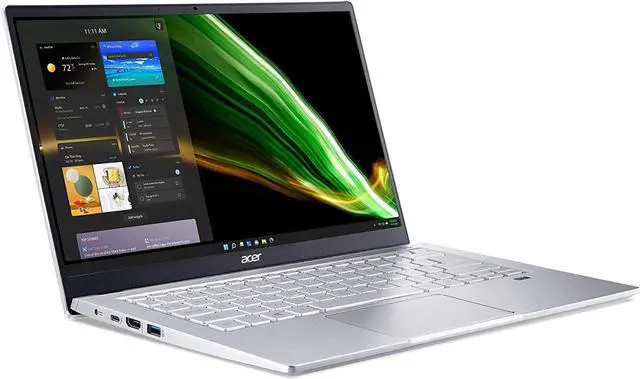 Alt view image 2 of 11 - Acer Swift 3 Intel Evo Thin & Light Laptop | 14.0" Full HD IPS | Intel Core i7-1165G7 | Intel Iris Xe Graphics | 16GB LPDDR4X | 512GB NVMe SSD | WiFi 6 | Back-lit KB | Windows 11 Home | SF314-511-753K