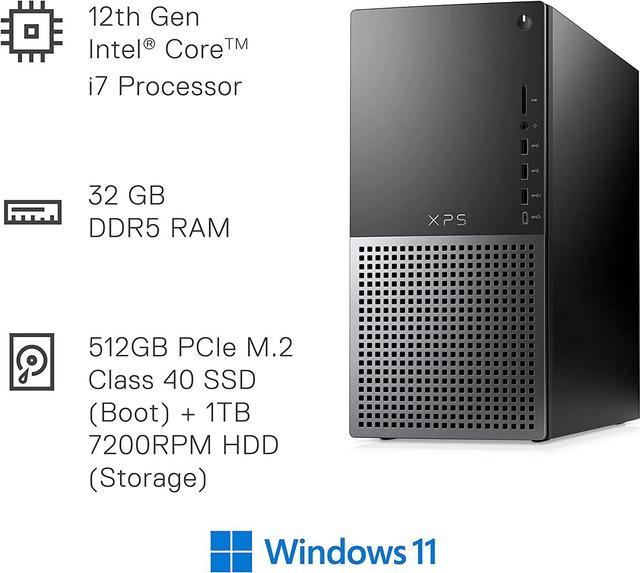 Dell XPS 8950 Desktop Computer - 12th Gen Intel Core i7-12700