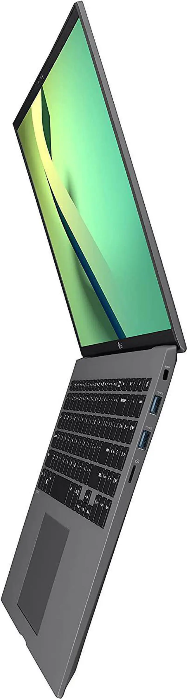 Alt view image 4 of 7 - LG Gram (2022) 16Z90Q Ultra Lightweight Laptop, 16" (1920 x 1200) IPS Display, Intel Evo 12th Gen i7 1260P Processor, 16GB LPDDR5, 1TB NVMe SSD, FHD Webcam, WiFi 6E, Thunderbolt 4, Windows 11, Gray