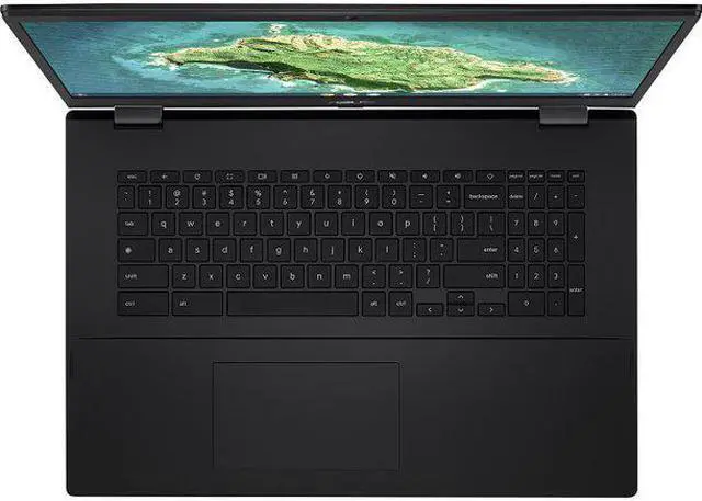 Alt view image 5 of 5 - ASUS Chromebook CX1, 17.3" Full HD, Intel Celeron N4500, 4GB RAM, 64GB eMMC, Mineral Gray, Chrome OS, CX1700CKA-DH44F