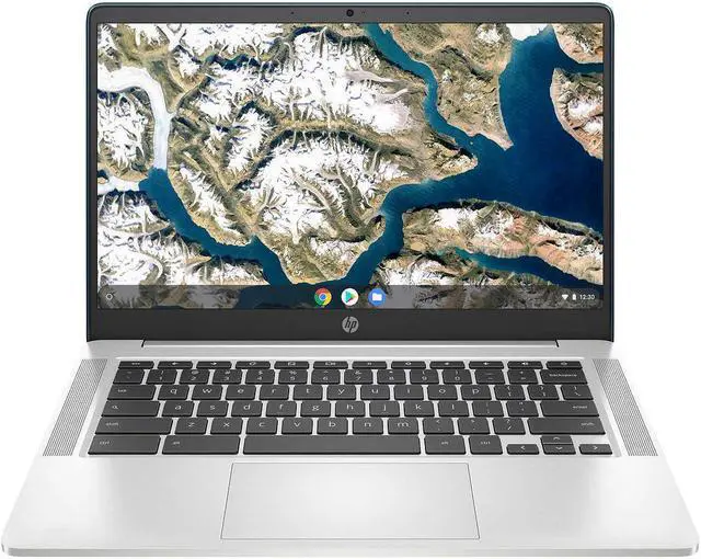 Alt view image 2 of 5 - HP 14" Chromebook Bundle - Intel Celeron - 1080p - Bonus Sleeve & Wireless Mouse 14a-na1083cl Laptop Notebook