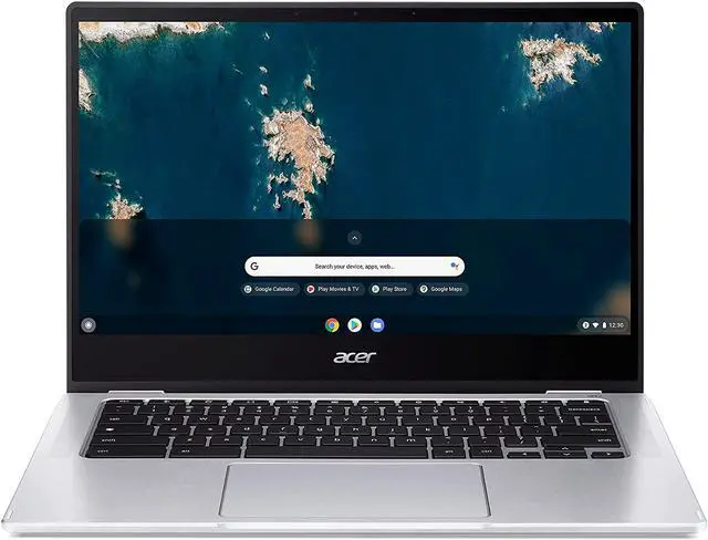 Alt view image 3 of 10 - Acer Chromebook Spin 314 Convertible Laptop | Intel Pentium Silver N6000 | 14" Full HD IPS Touch Display | 4GB LPDDR4X | 128GB eMMC | DTS Audio | Intel Wi-Fi 6 AX201 | Chrome OS | CP314-1HN-P5NE