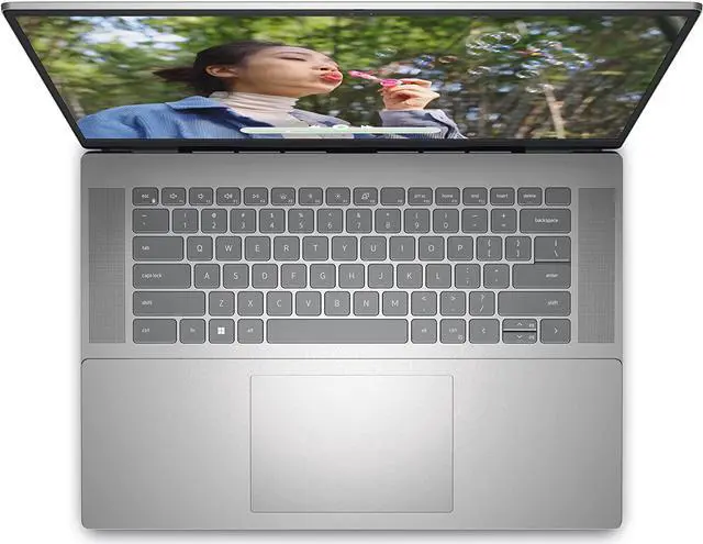 Alt view image 2 of 6 - Dell Inspiron 16 5625 Small Thin & Light Portable Laptop - 16 inch FHD+ (1920 x 1200) Display, AMD Ryzen 7 5825U, 16GB DDR4 RAM, 512GB SSD, AMD Radeon Graphics, Bluetooth, Windows 11 Pro - Silver