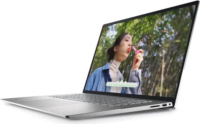 Alt view image 5 of 6 - Dell Inspiron 16 5625 Small Thin & Light Portable Laptop - 16 inch FHD+ (1920 x 1200) Display, AMD Ryzen 7 5825U, 16GB DDR4 RAM, 512GB SSD, AMD Radeon Graphics, Bluetooth, Windows 11 Pro - Silver