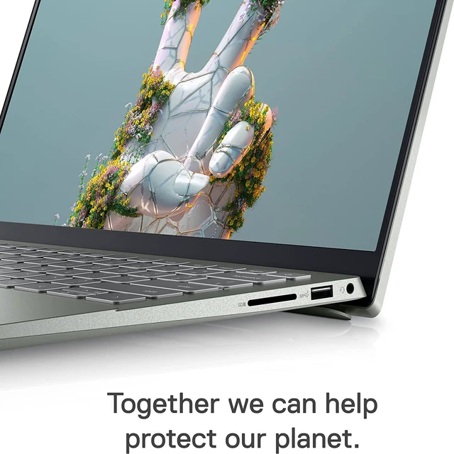 Alt view image 5 of 7 - Dell Inspiron 14 5425 14 inch Laptop - FHD+ (1920 x 1200) Display, AMD Ryzen7 5825U, 8GB DDR4 RAM, 512GB SSD, AMD Radeon Graphics, USB-C, HDMI, Bluetooth 5.2, Wi-Fi 6, Windows 11 Pro - Green