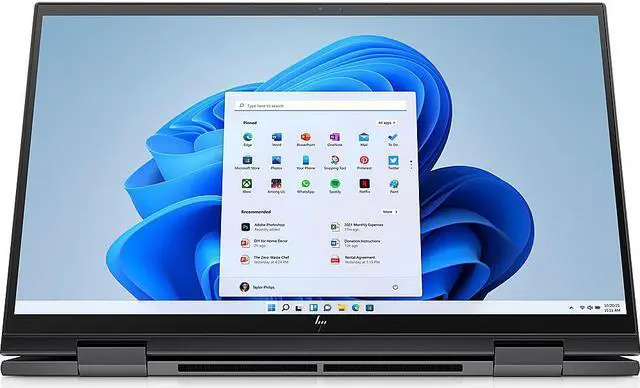 Alt view image 4 of 13 - HP ENVY x360 Convertible 15-ee1010nr 15.6" FHD Multi-Touch Laptop AMD Ryzen 5 5500U 2.1 GHz up to 4.0 GHz AMD Radeon Graphics 8GB DDR4-3200 MHz RAM 512 PCIe NVMe M.2 SSD Windows 10 Home - 2W9M5UA