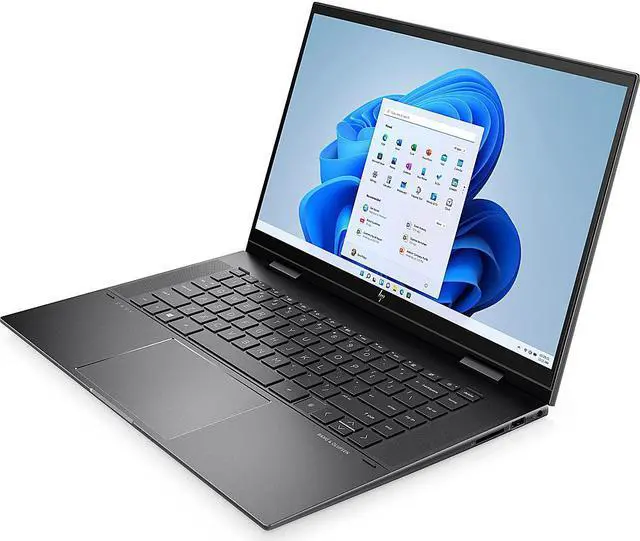 Alt view image 2 of 13 - HP ENVY x360 Convertible 15-ee1010nr 15.6" FHD Multi-Touch Laptop AMD Ryzen 5 5500U 2.1 GHz up to 4.0 GHz AMD Radeon Graphics 8GB DDR4-3200 MHz RAM 512 PCIe NVMe M.2 SSD Windows 10 Home - 2W9M5UA