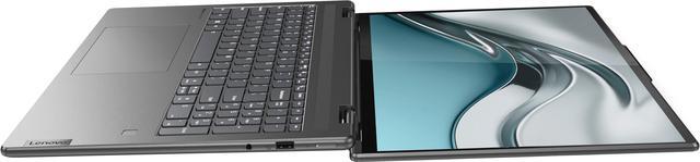 Alt view image 4 of 4 - Lenovo - Yoga 7i 16" WQXGA Touch 2-in-1 Laptop - Core i5-1240P - 8GB Memory - 256GB SSD - Storm Grey Tablet Notebook 82QG0001US