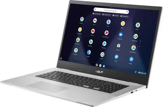 Alt view image 2 of 4 - ASUS - 17.3" Chromebook - Intel Celeron N4500 - 4GB Memory - 64GB eMMC - Transparent Silver
Laptop Notebook CXB170CKA-BCL64N6