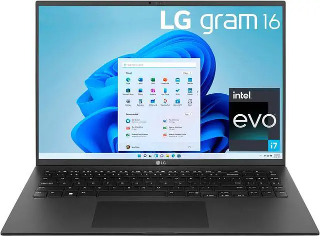 Alt view image 6 of 6 - LG - gram 16 Ultra lightweight Laptop - Intel Evo Platform 12th Gen Intel Core i7 - 16GB RAM - 1TB NVMe SSD 16Z90Q-K.AAB8U1 Notebook
