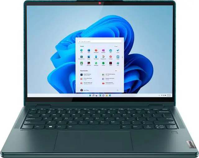 Alt view image 4 of 4 - Lenovo - Yoga 6 13.3" WUXGA Touch 2-in-1 Laptop -Ryzen 5 5500U - 8GB Memory - 256GB SSD - Dark Teal with Fabric A Cover
Notebook Tablet