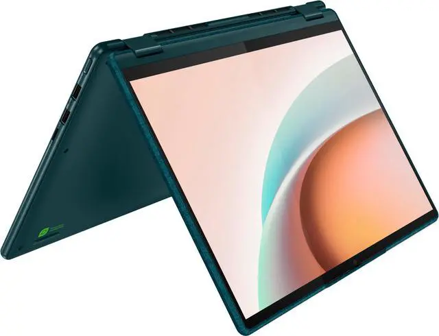 Main image of Lenovo - Yoga 6 13.3" WUXGA Touch 2-in-1 Laptop -Ryzen 5 5500U - 8GB Memory - 256GB SSD - Dark Teal with Fabric A Cover
Notebook Tablet