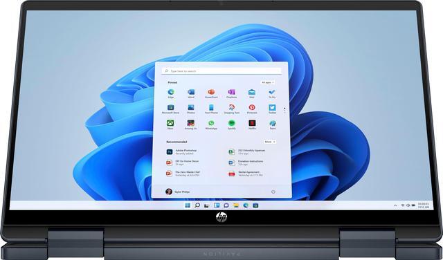 Alt view image 3 of 6 - HP - Pavilion - 2-in-1 14" FHD Laptop - Intel Core i3 - 8GB Memory - 256GB SSD - Space Blue Tablet Notebook 14-ek0013dx